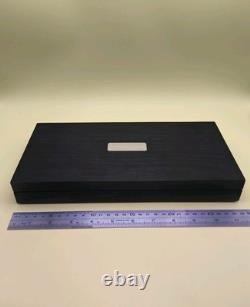 NIB Peninsula Tokyo Original Silver Plated Black Chopsticks Pair Set of 2 Gift