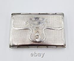 NOVELETY VICTORIAN SILVER PLATED ENVELOPE SNUFF BOX c1860