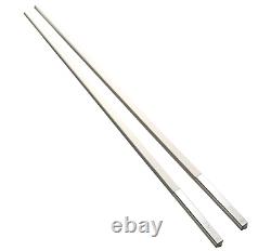 New Christofle Uni Silver Plated White Chinese Chopsticks #4225905 Brand Nib