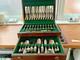 New Listing Sheffield Steel Silver Plated 12 Place Canteen Cutlery with original