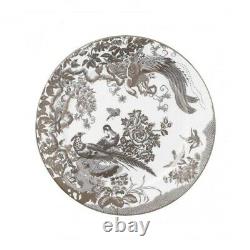 New Royal Crown Derby 2nd Quality Platinum Aves Salad Plate