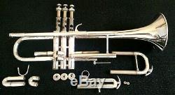 Nice Blessing ML-1 Silver Plated Professional Trumpet w Original Hard Case