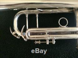 Nice Blessing ML-1 Silver Plated Professional Trumpet w Original Hard Case