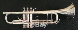 Nice Blessing ML-1 Silver Plated Professional Trumpet w Original Hard Case