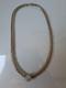 Noble, Old Collier 925 Silver Gold Plated with Stones, Classy, Massive Chain