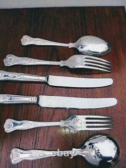 ORIGINAL ARTHUR PRICE 12 SET KINGS 72 PCE Silver Plate Cutlery Set 70s Smart Qua