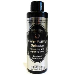 ORIGINAL SILVER PLATING SOLUTION 150ml METALS WITH REAL SILVER (sheffco) SF01A