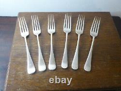 Oak Canteen Of Silver Cutlery King George V Sheffield