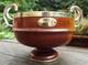 Oak & Silver Plated Trophy Bowl With Ceramic Liner #2
