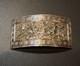 Old Chinese Silver Squirrel and Grape Small Belt Buckle Plate