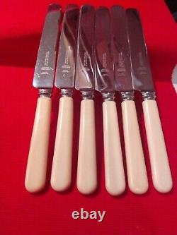 Old English Vintage Cutlery Set Sheffield Silver Plate Quality 19 Items