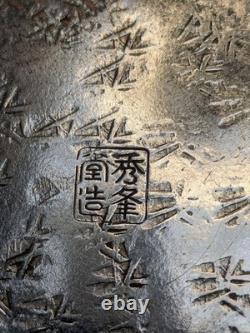 Old Japanese Old silver plating bottle Tea Utensils Kettle Teapot F/S from Japan Old Japanese Old silver plating bottle Tea Utensils Kettle Teapot F/S from Japan