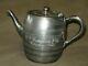 Old Reserve Rye Whisky Silver Plate Pot Jug Edwards Co Pre-Prohibition Merchant