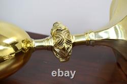 Older Gothic Chalice, Cup Sterling Silver, Original Plating (CU867)