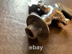 One Reclaimed Restored Antique Nickel Plated Victorian Tap Furnishing (EBZ321)