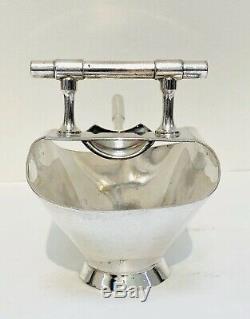 Original 1885-90 Christopher Dresser Silver Plate Sugar Scuttle Walker & Hall