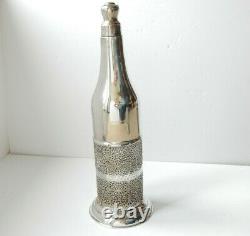 Original Art Deco Antique Silverplate Cocktail Shaker
