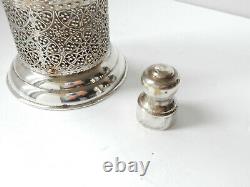 Original Art Deco Antique Silverplate Cocktail Shaker