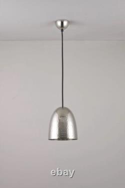 Original BTC Stanley Pendant Hammered Nickel Plated Small