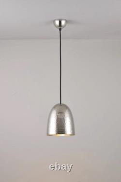 Original BTC Stanley Pendant Hammered Nickel Plated Small