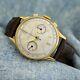 Original Baume Mercier Chronograph Gold Plated Manual Wind Working Gents Watch