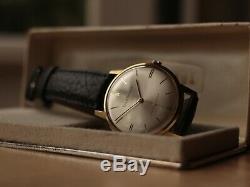 Original Boxed 1950s Girard Perregaux Dress Watch, Gold Plated, cal. GP 18