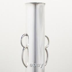 Original Breuhaus silver plated Bauhaus / Art Deco Vase, ca 1930