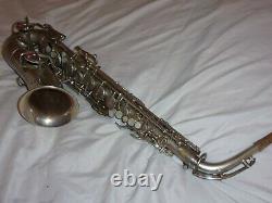 Original Buescher True Tone Aristocrat Alto Saxophone, 1935, Recent Pads Complete