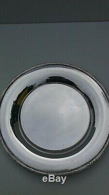 Original English Edwardian Silver Plate Afternoon Tea Cake Stand Complete