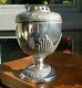 Original James Dixon & Sons Silver Plated Duplex Oil Lamp Urn Style Drop In Font