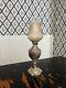 Original Large Fancy Victorian Walker & Hall Silver Plated Oil Lamp & Burner