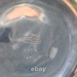 Original Large Fancy Victorian Walker & Hall Silver Plated Oil Lamp & Burner