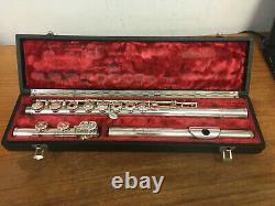 Original Louis Lot Silver Plated Flute, Close To Pristine, New Pads, Unaltered