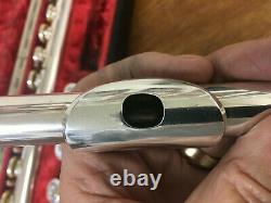 Original Louis Lot Silver Plated Flute, Close To Pristine, New Pads, Unaltered