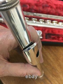 Original Louis Lot Silver Plated Flute, Close To Pristine, New Pads, Unaltered