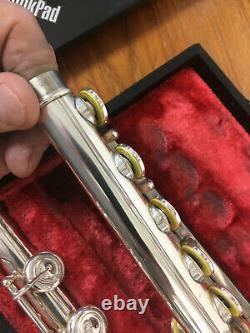 Original Louis Lot Silver Plated Flute, Close To Pristine, New Pads, Unaltered