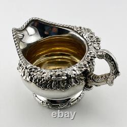 Original Old Sheffield Plate Antique Sugar Bowl and Cream Jug Sheffield c. 1830