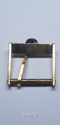 Original Omega, used vintage gold plated Pin Buckle 14mm