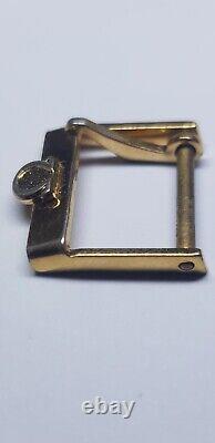 Original Omega, used vintage gold plated Pin Buckle 14mm