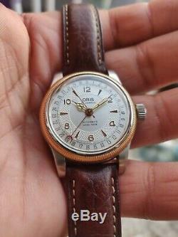 Original Oris Big Crown Pointer Date Gold Plated