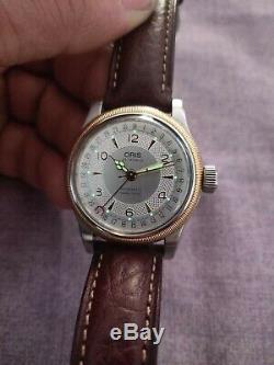 Original Oris Big Crown Pointer Date Gold Plated