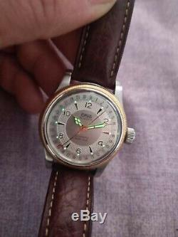 Original Oris Big Crown Pointer Date Gold Plated