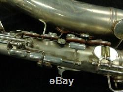 Original Silver Plate Conn Transitional 6M Naked Lady Alto Sax #253941