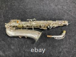 Original Silver Plated Buescher Aristocrat Series Alto Sax Serial # 336952