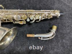 Original Silver Plated Buescher Aristocrat Series Alto Sax Serial # 336952