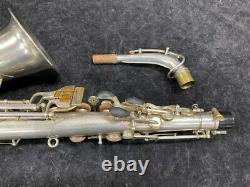 Original Silver Plated Buescher Aristocrat Series Alto Sax Serial # 336952