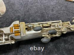 Original Silver Plated Buescher Aristocrat Series Alto Sax Serial # 336952