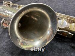 Original Silver Plated Buescher Aristocrat Series Alto Sax Serial # 336952