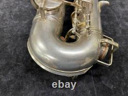 Original Silver Plated Buescher Aristocrat Series Alto Sax Serial # 336952