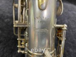 Original Silver Plated Buescher Aristocrat Series Alto Sax Serial # 336952